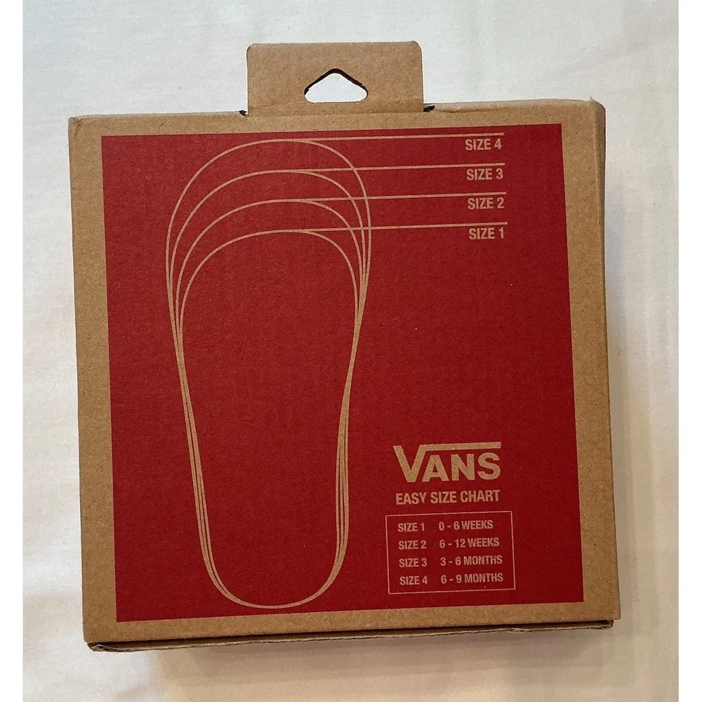 VANS Old Skool Crib Baby Shoes - Size 1 - Glitter Silver/True White
